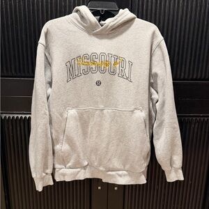 lululemon athletica gray University of Missouri Hooded Sweatshirt